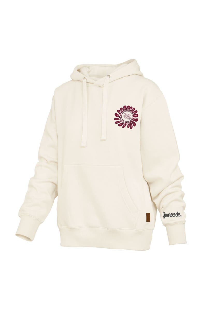 PRESSBOX Women's Pressbox  Cream South Carolina Gamecocks Elena Janise Hoodie, Alternate, color, Cream