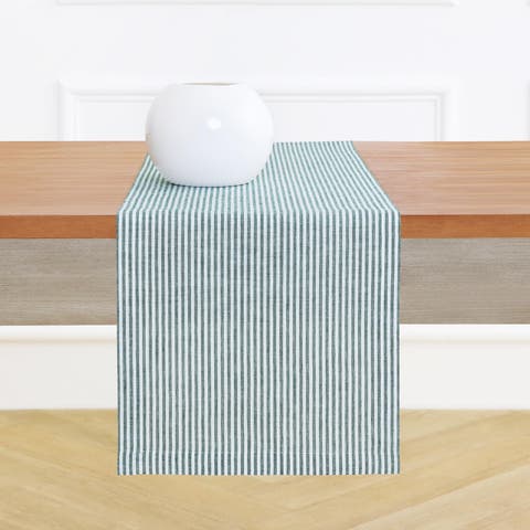 Linen Table Runner - Narrow Stripe