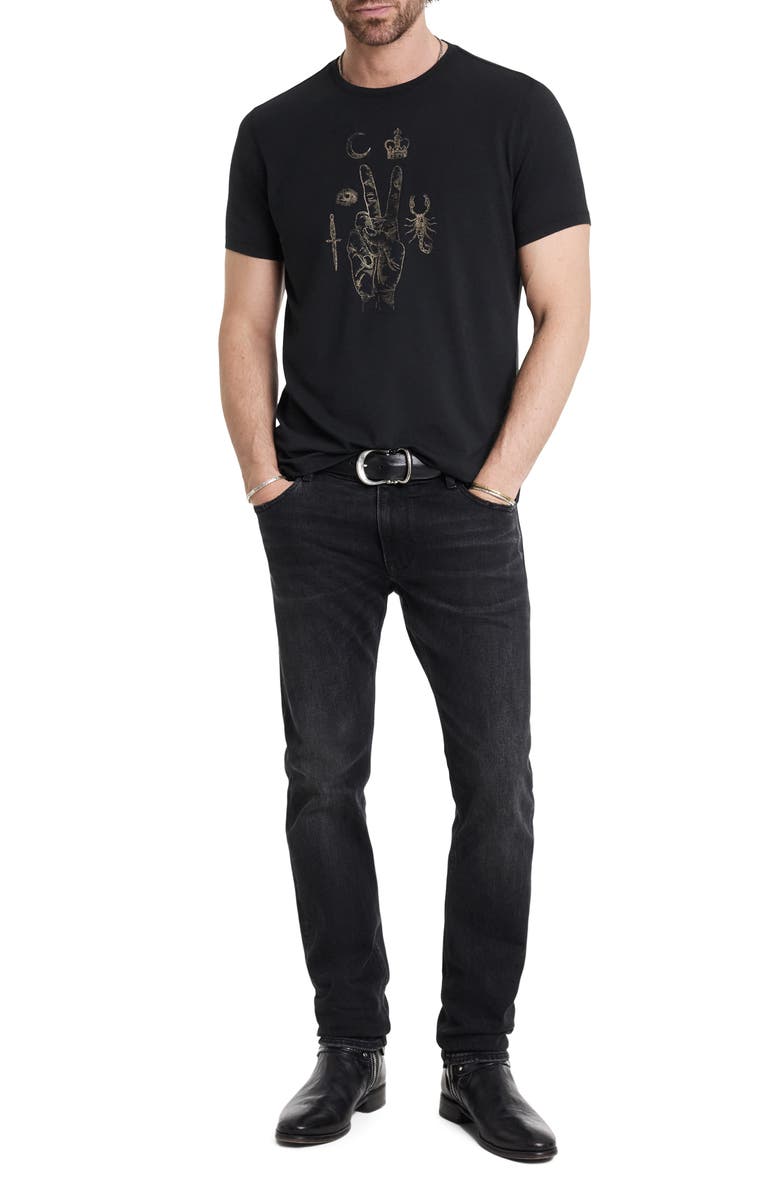 John Varvatos Elements Cotton Graphic T-Shirt, Alternate, color, 