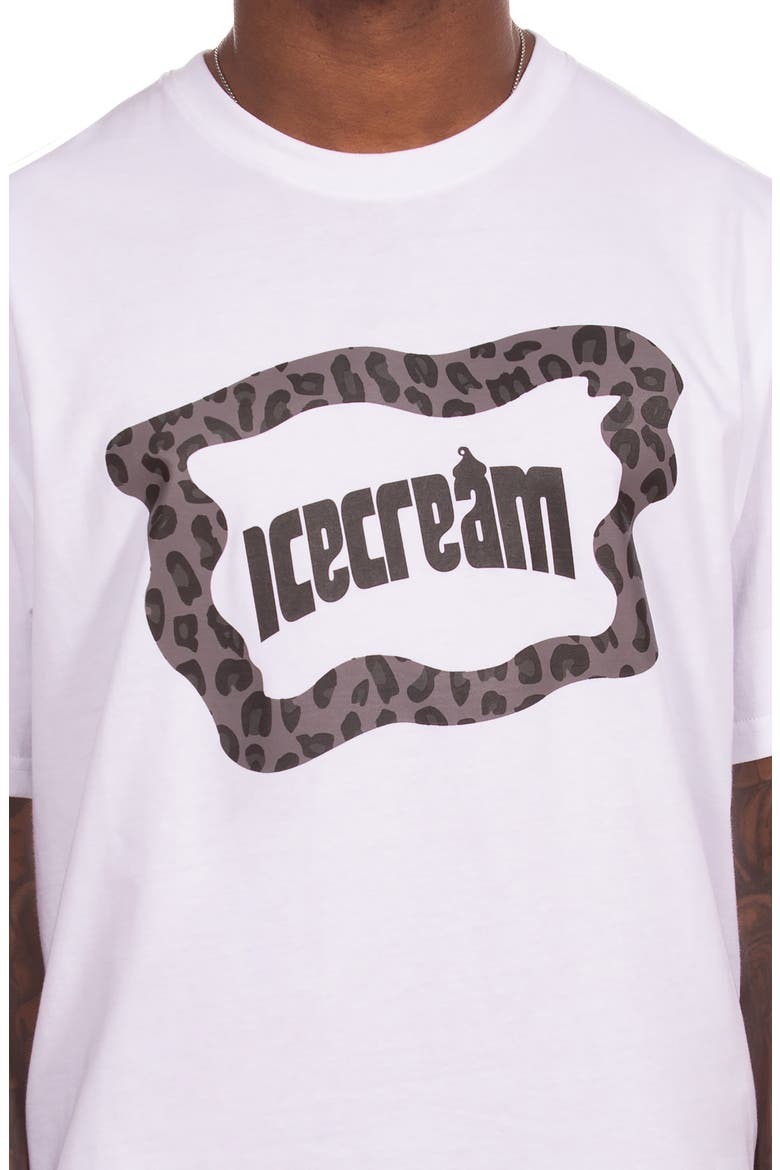 Leo Cotton Graphic T-Shirt, Alternate, color, WHITE