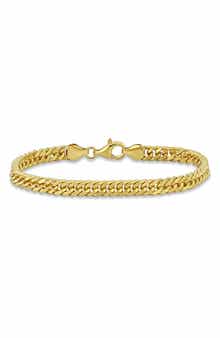 DELMAR Double Curb Link Bracelet