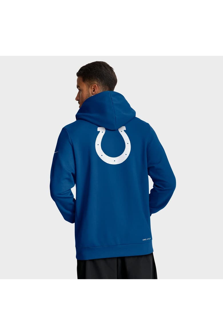 Men's Nike Royal Indianapolis Colts Sideline Standard Issue Utility Player Dri-FIT Full-Zip Hoodie, Alternate, color, Royal