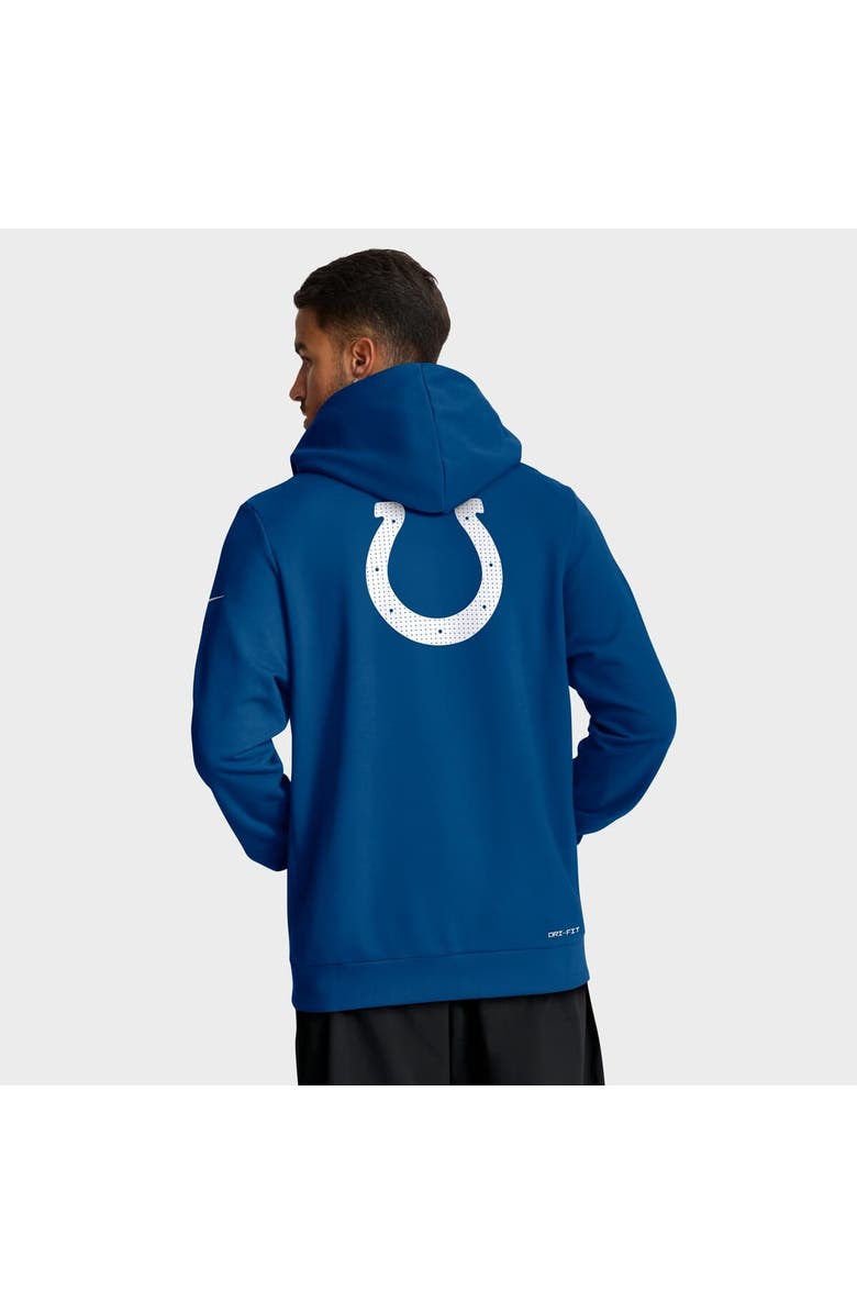 Nike Men's Nike Royal Indianapolis Colts Sideline Standard Issue Utility Player Dri-FIT Full-Zip Hoodie, Alternate, color, Royal