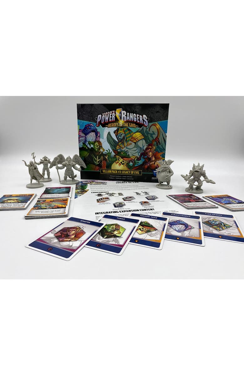 Renegade Game Studios Power Rangers Heroes of The Grid Villain Pack, Alternate, color, Multicolored