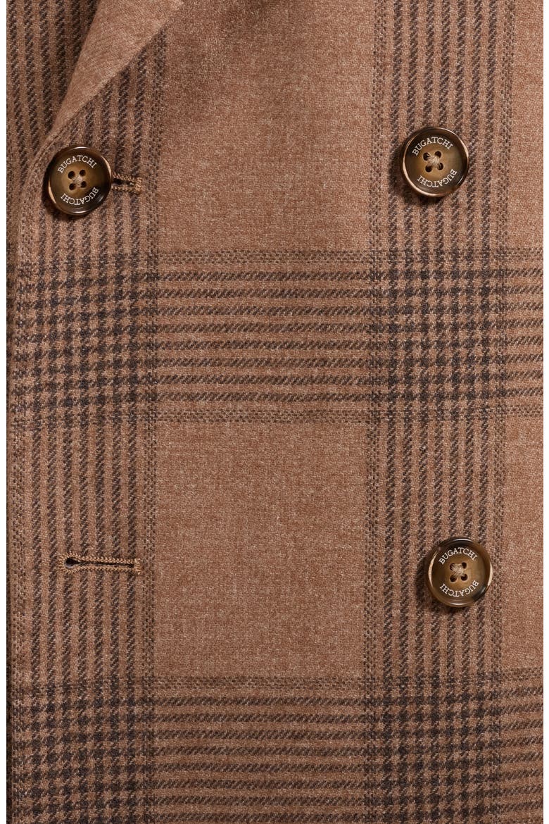 Two-Button Virgin Wool, Cotton & Cashmere Blazer, Alternate, color, CAMEL