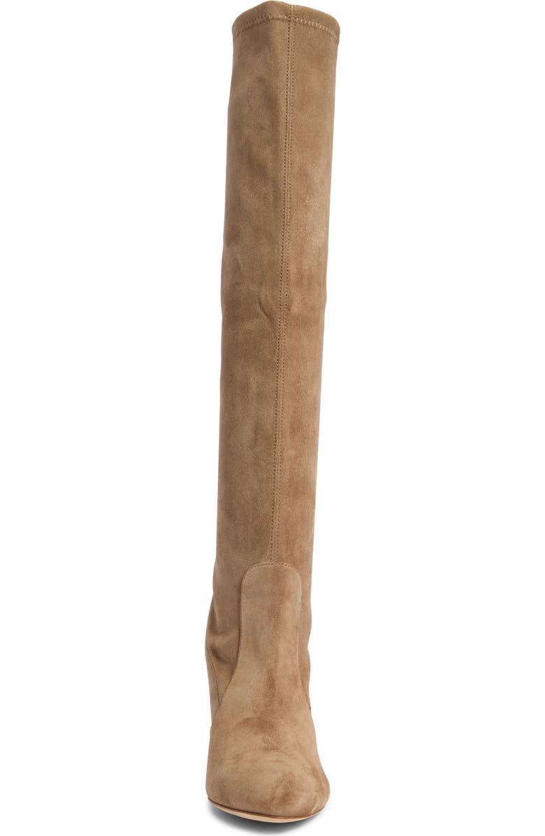 Stuart Weitzman Yuliana Knee High Slouch Boot, Alternate, color, Khaki