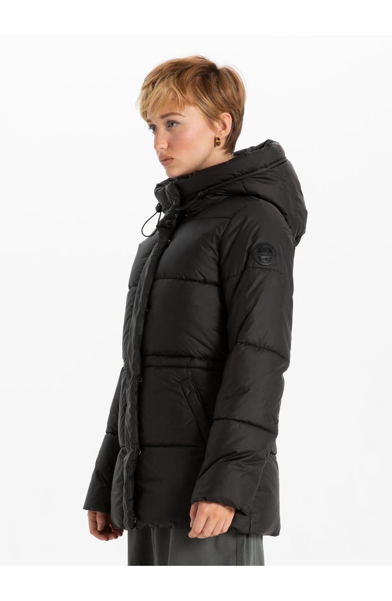 Point Zero MIDLENGTH PUFFER, Alternate, color, Black