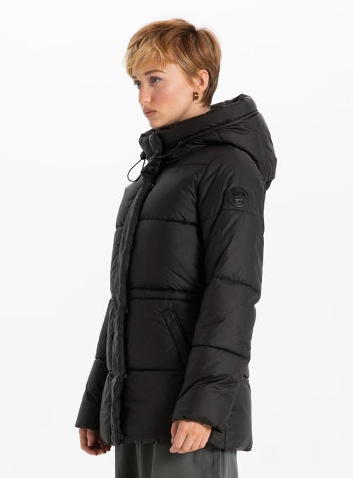 Point Zero Midlength  Puffer In Black