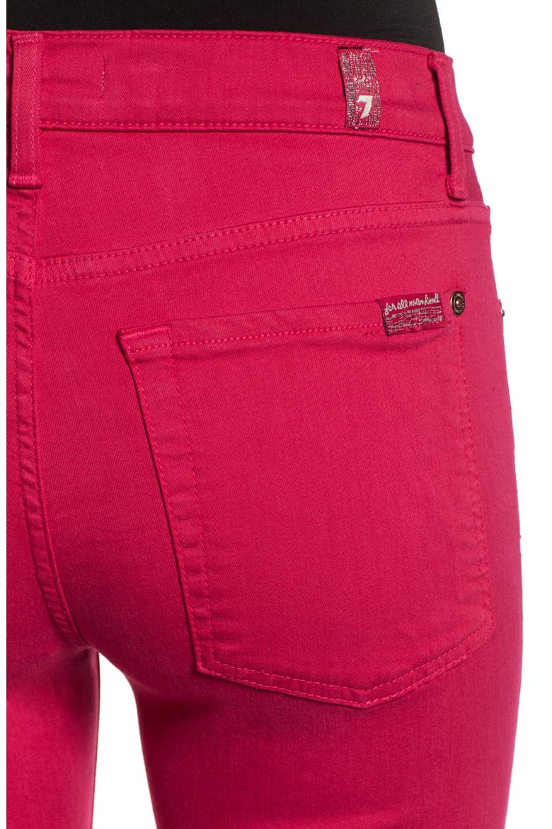 The Ankle Skinny Jeans, Alternate, color, AZALEA PINK