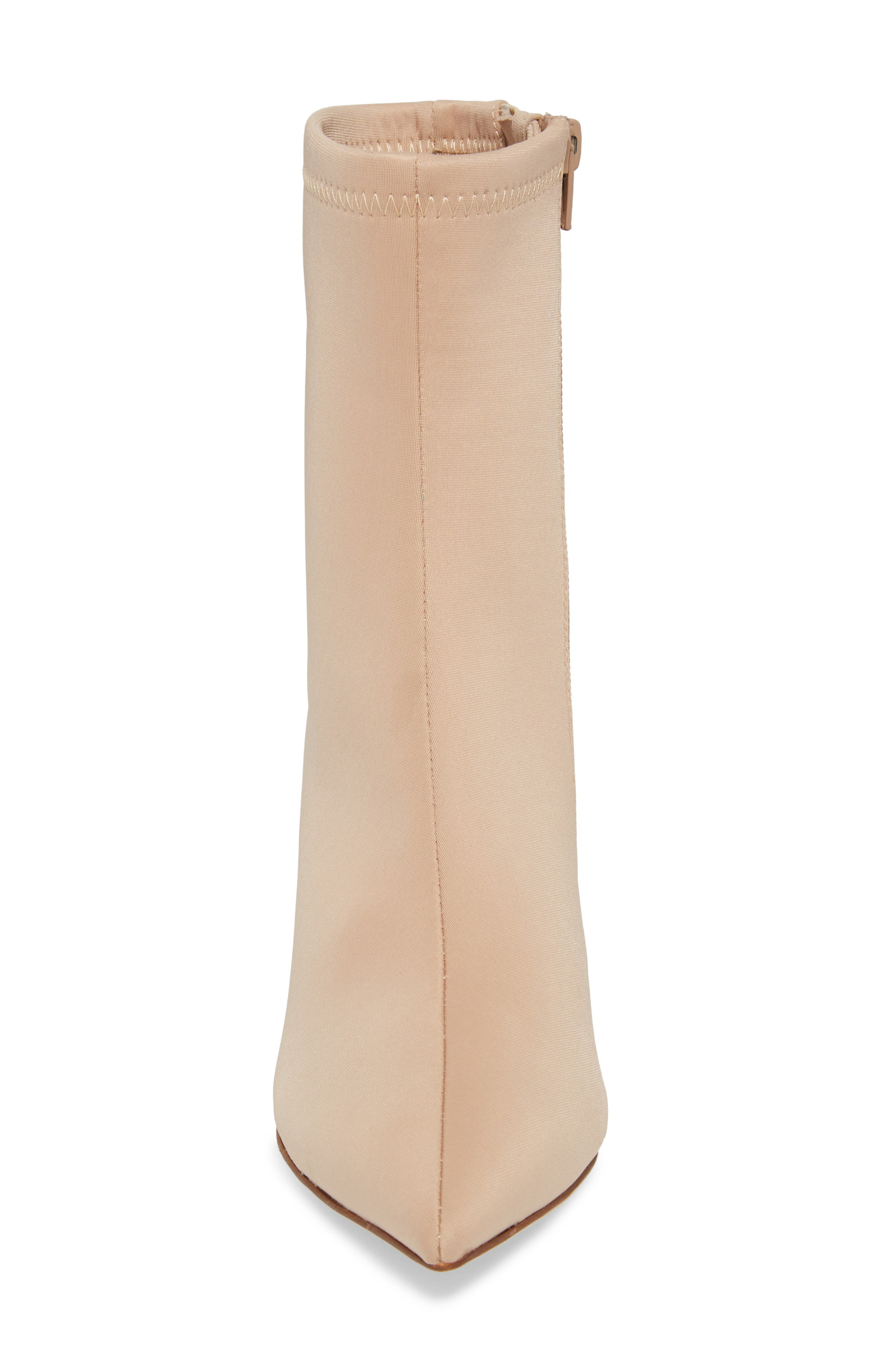 Coma Stretch Bootie, Alternate, color, BEIGE FABRIC