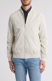 ★Dunst★ UNISEX CLASSIC COLLARED BOMBER JACKET ECRU_UDJU4C1 Dunst Classic Collared Bomber Jacket In Ecru - 45% Off
