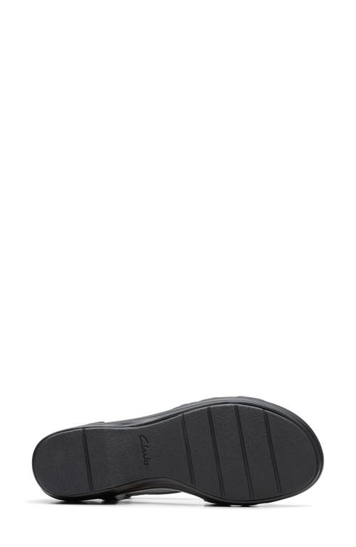 Clarks Tuleah May Leather Sandal In Black