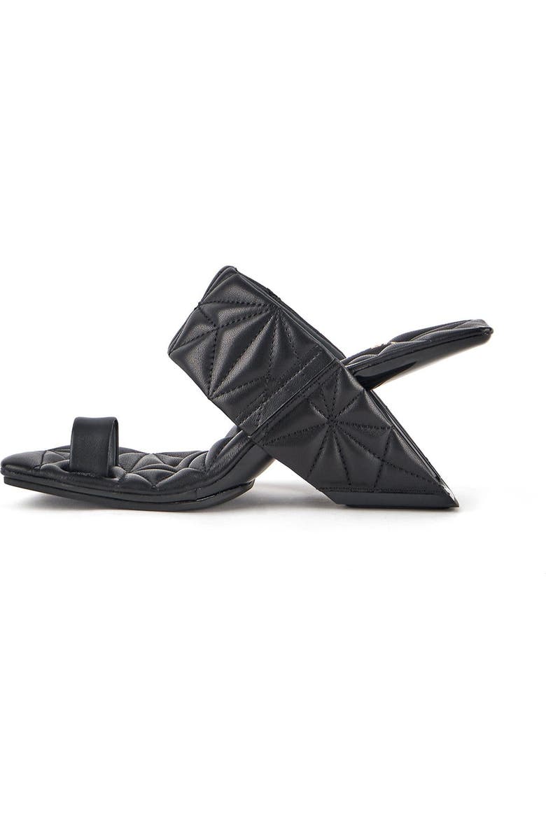 United Nude Loop Toe Hi Puffy Sandals, Alternate, color, Black Puffy