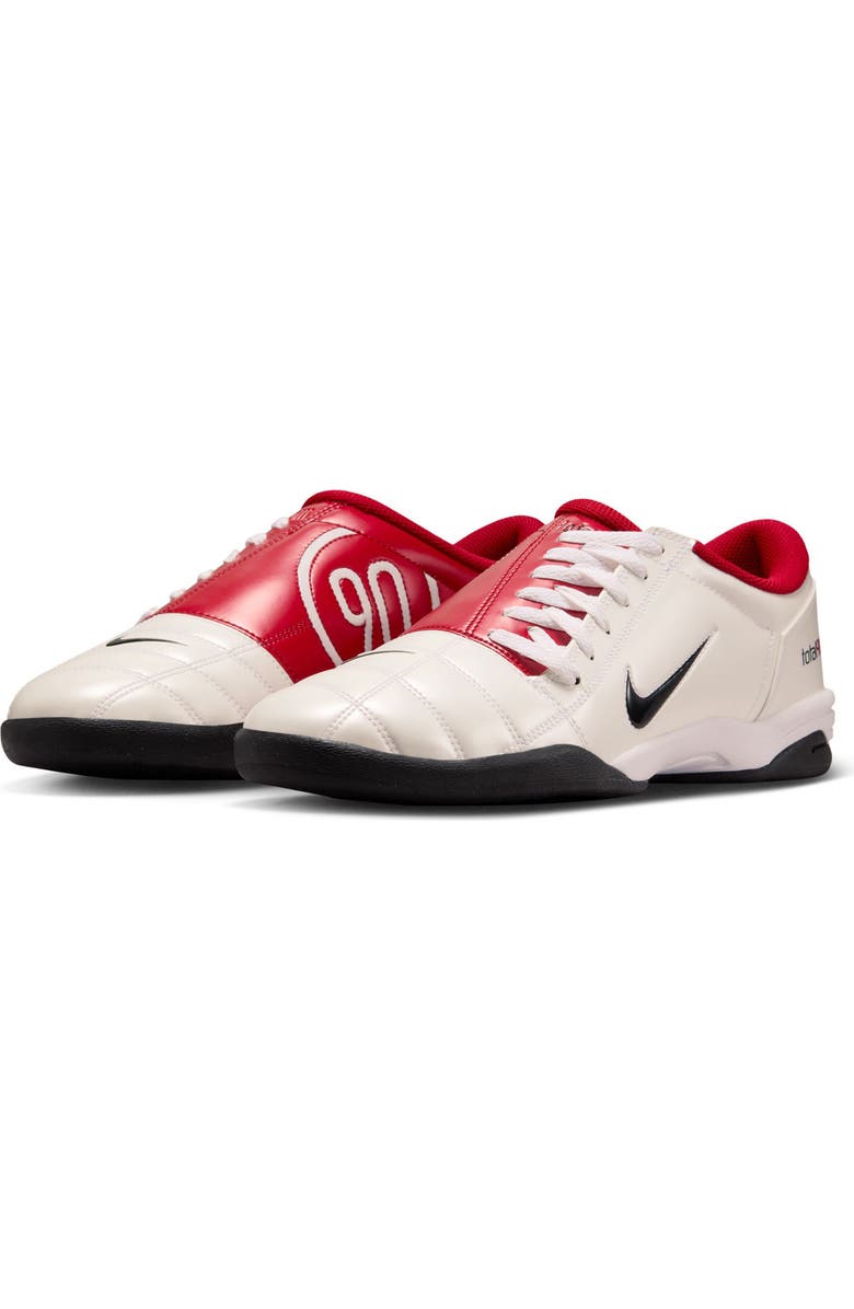 Nike Total 90 Soccer Sneaker, Main, color, White/ Black/ Gym Red