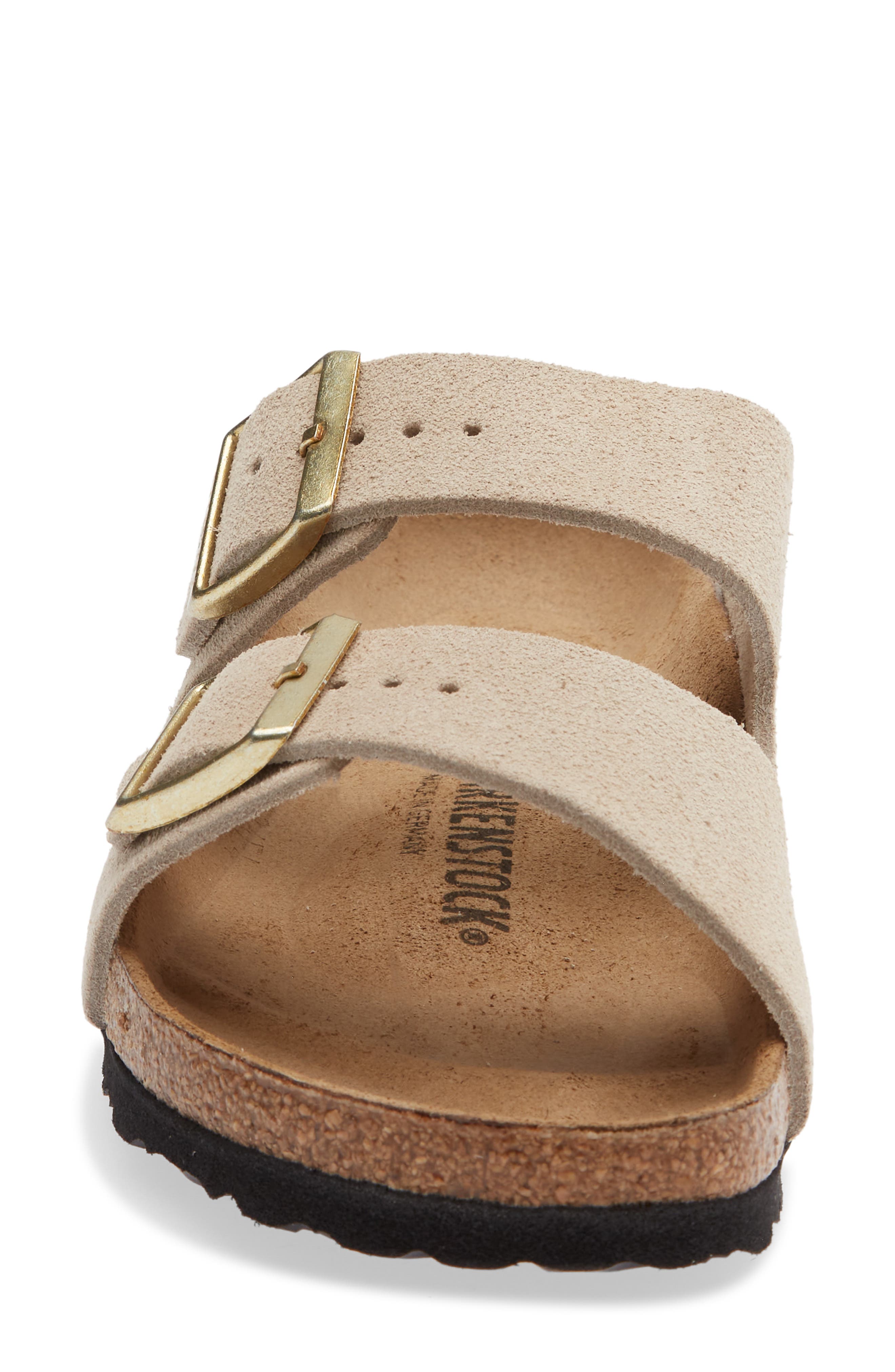 Birkenstock Arizona Sandal, Alternate, color, Sandcastle Suede