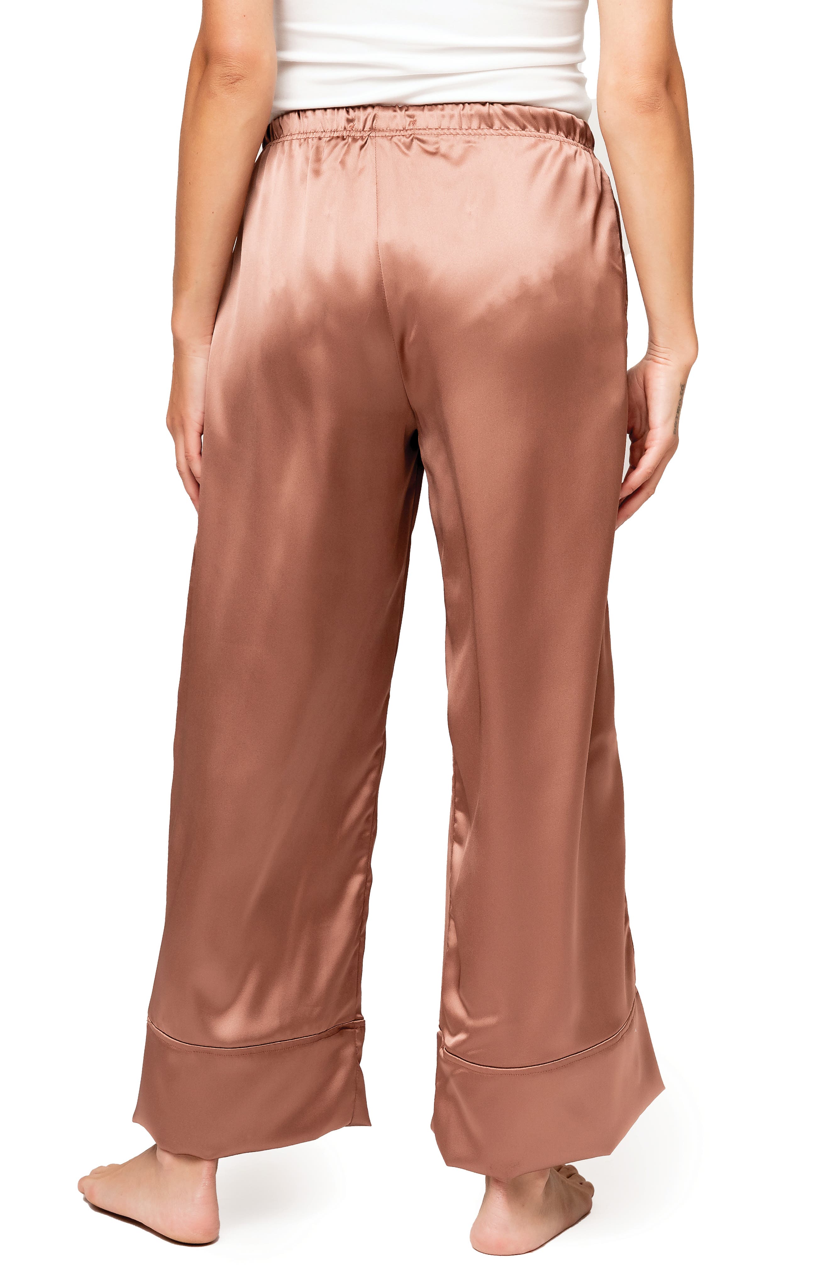 Luxe Lounge Silky Satin Sleep Pants - image 2