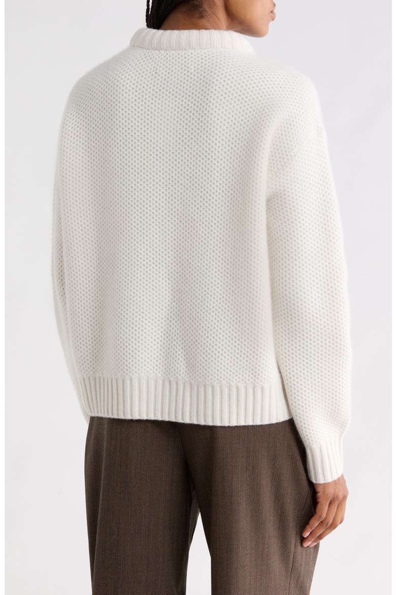 Waffle Thermal Cashmere Sweater, Alternate, color, IVORY