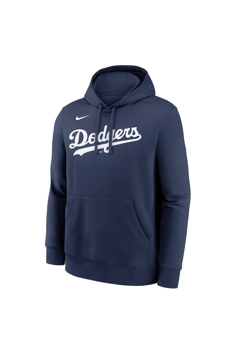 Men's Nike Freddie Freeman Navy Los Angeles Dodgers Player Name & Number Club Pullover Hoodie, Alternate, color, Navy