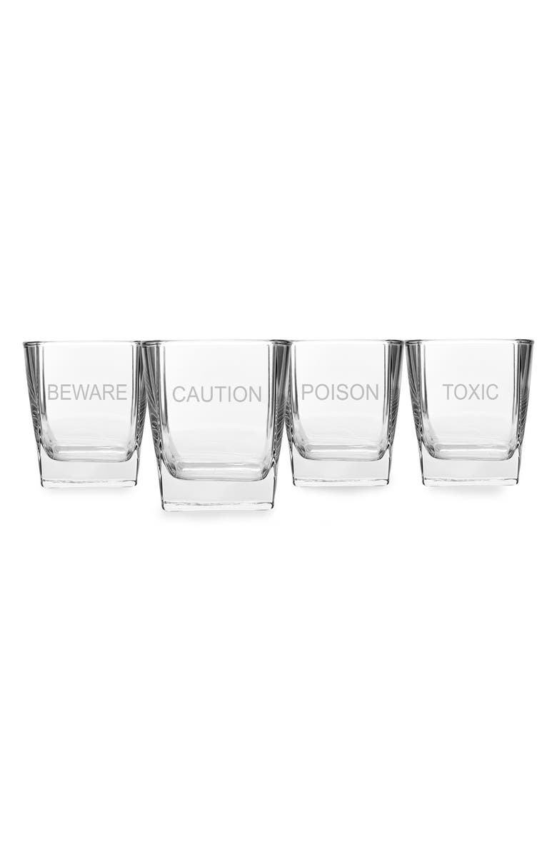 Cathy's Concepts 'What's Your Poison' Double Old Fashioned Glasses, Alternate, color, 