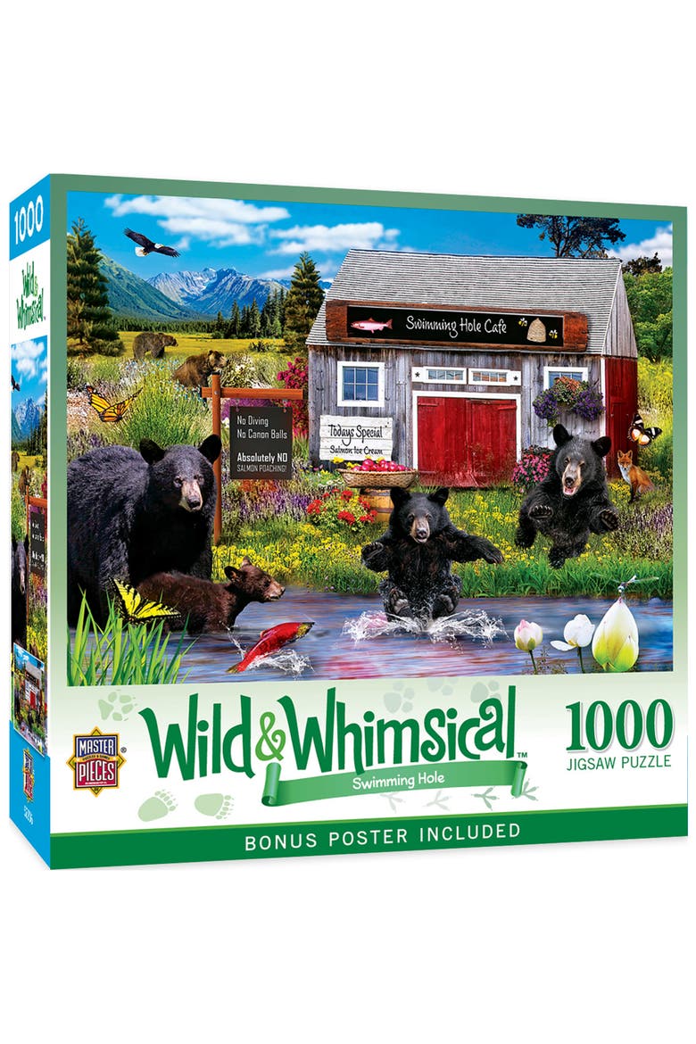 Swimming Hole 1000 Piece Jigsaw Puzzle, Main, color, Multicolor