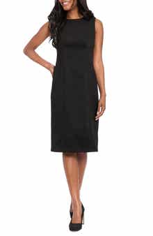 London Times Sleeveless Sheath Dress