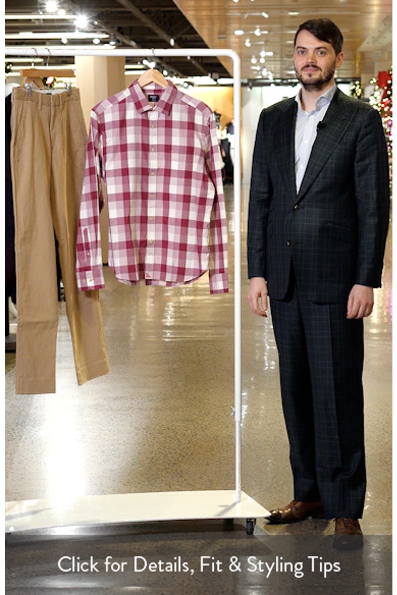 Greenwald Check Cotton Flannel Button-Up Shirt video