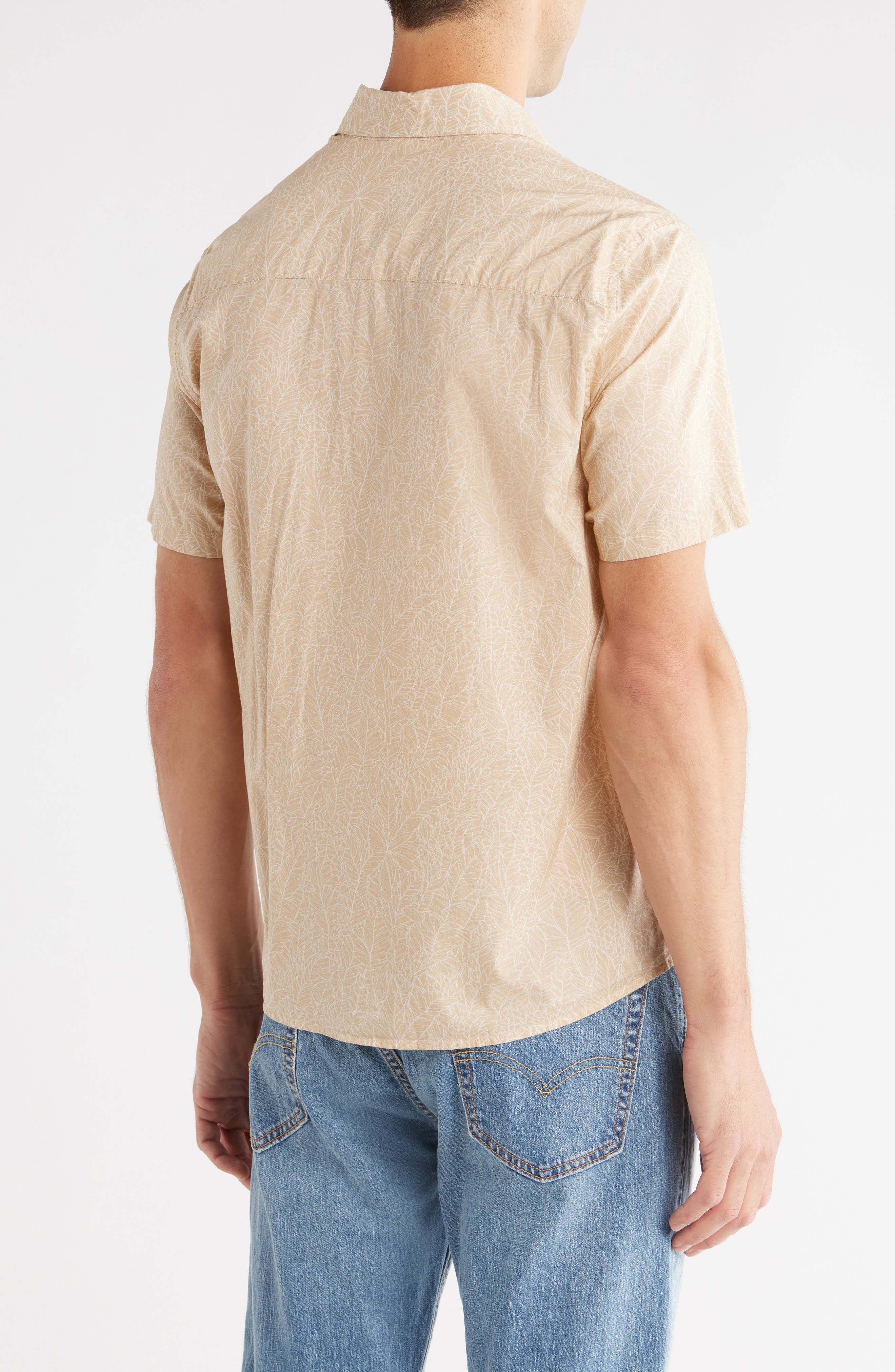 Carlos Short Sleeve Cotton Button-Up Shirt - image 2