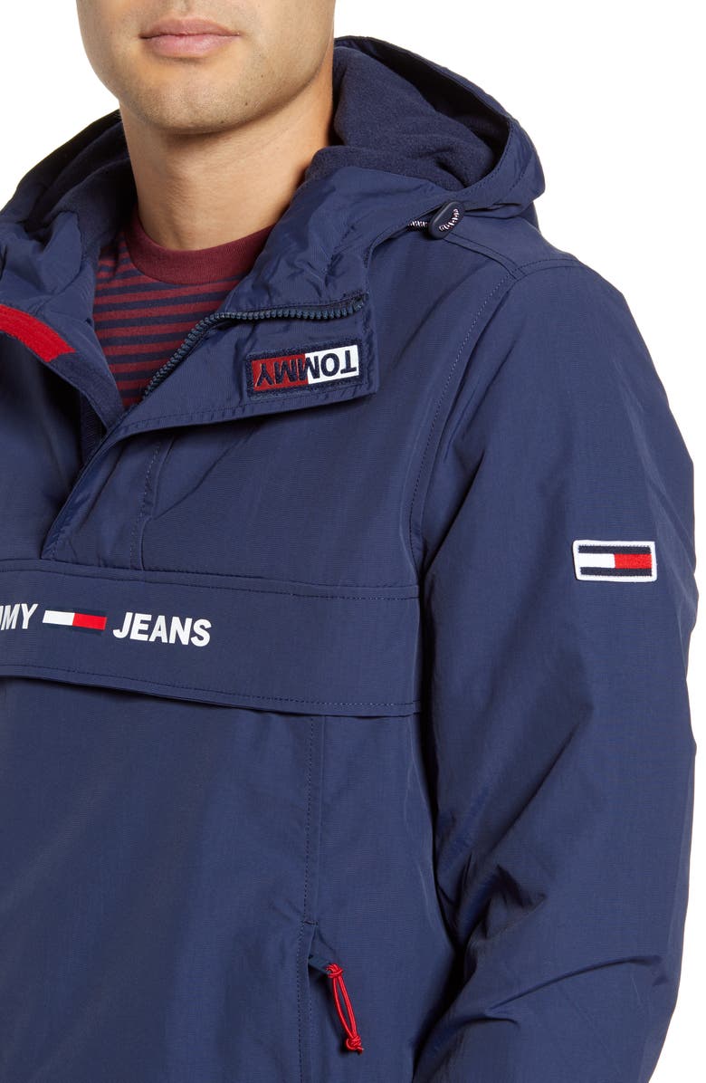 TOMMY JEANS TJM Nylon Hooded Anorak, Alternate, color,