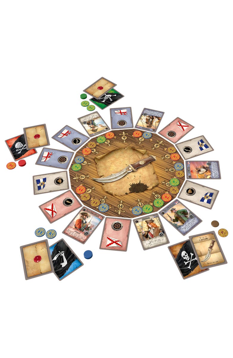 ASMODEE 15 Men Strategy Board Game  A Game Of Mutiny On A Pirate Vessel, Alternate, color, Multicolored