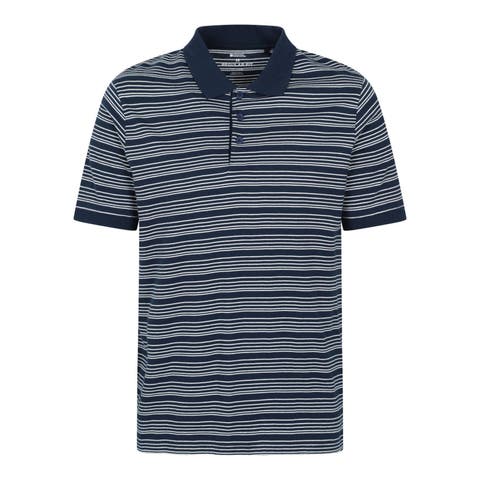 Wren Stripe Cotton Polo Shirt