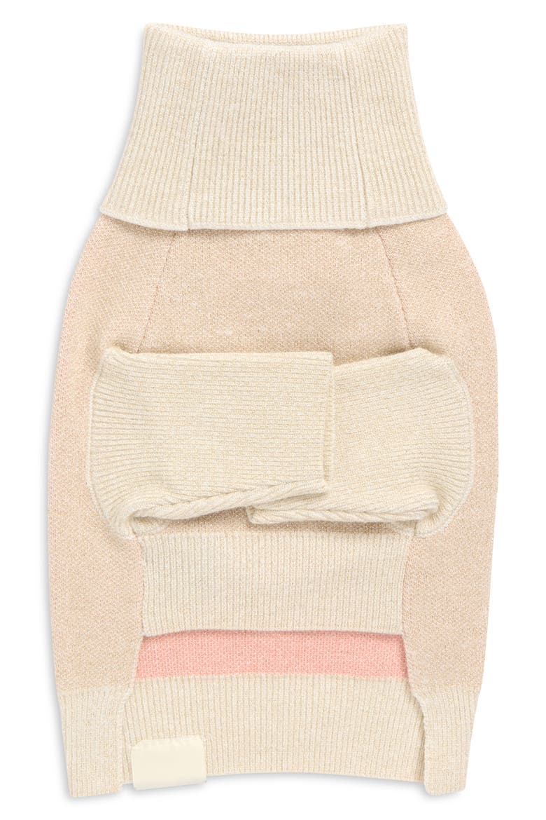 x Hollywood Jumper Dog Sweater, Alternate, color, CREAM