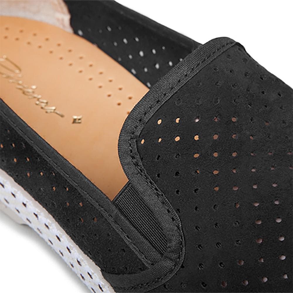 Rivieras Suede Slip-On Loafer, Alternate, color, Black