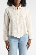 Forgotten Grace Textured Cotton Button-Up Shirt