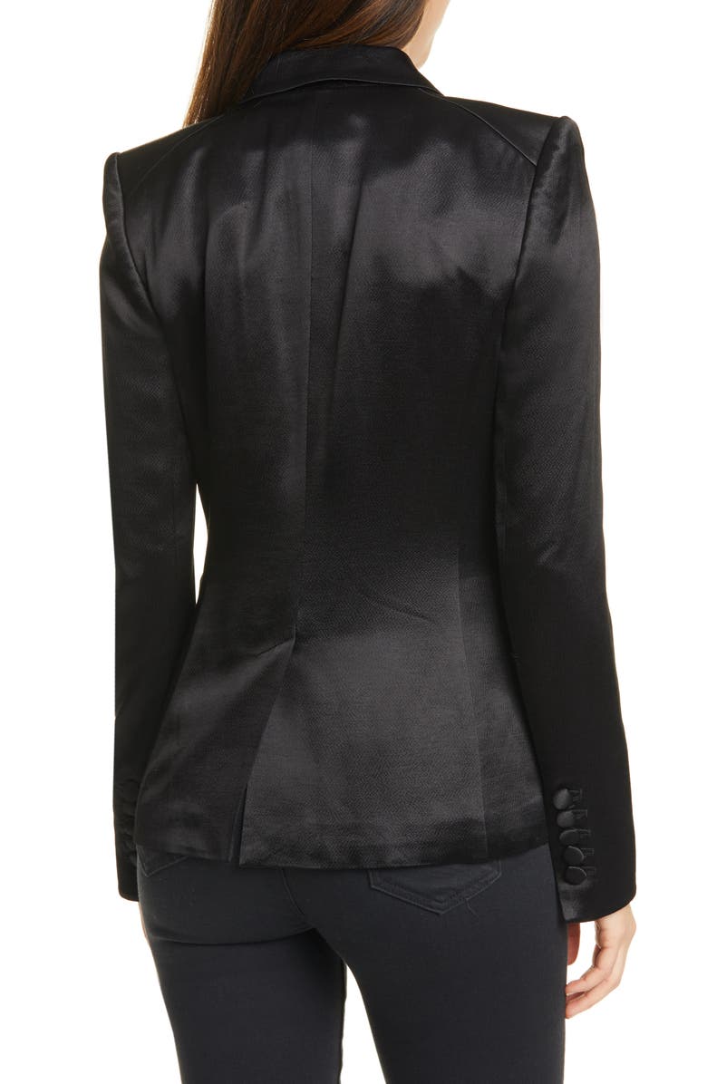 Veronica Beard Athens Satin Dickey Jacket, Alternate, color, 