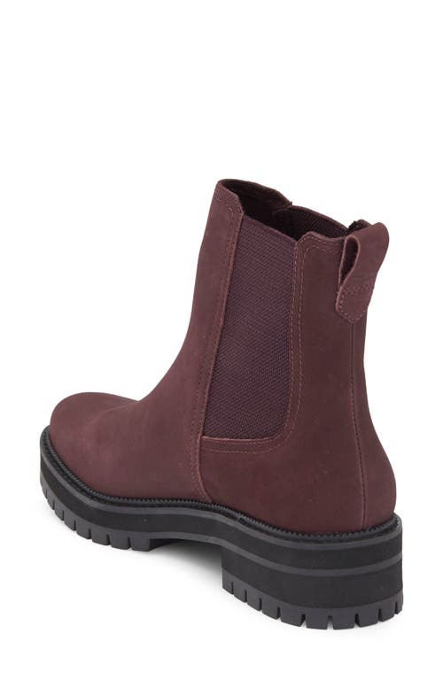 Toms Bennet Chelsea Boot In Burgundy
