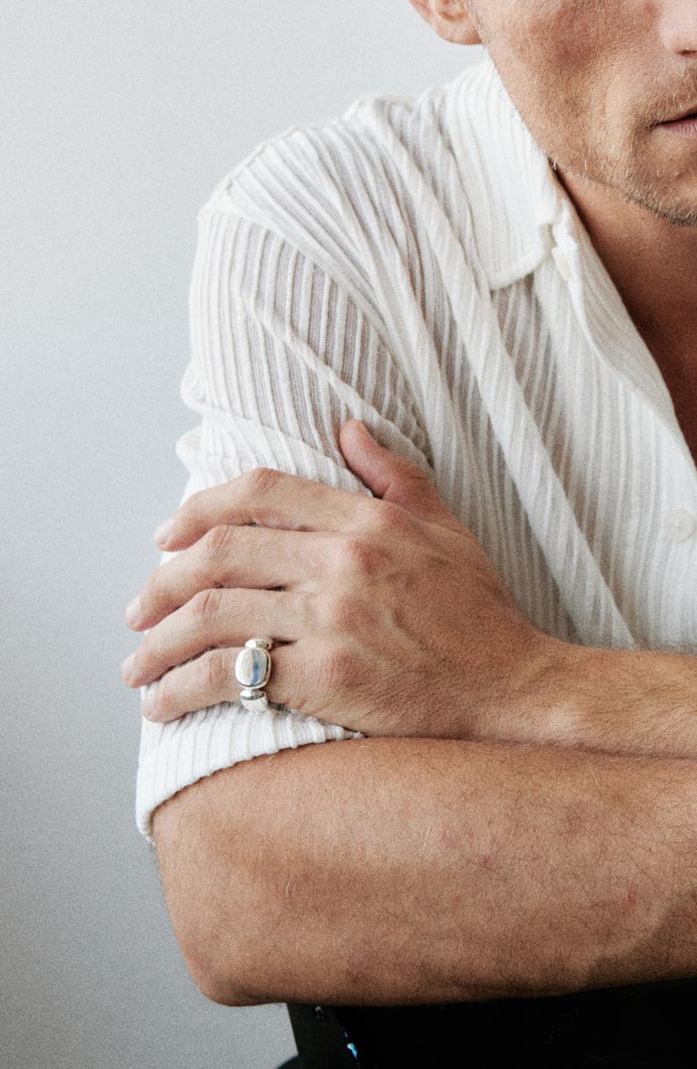 Kloto Ton Ring, Alternate, color, Silver