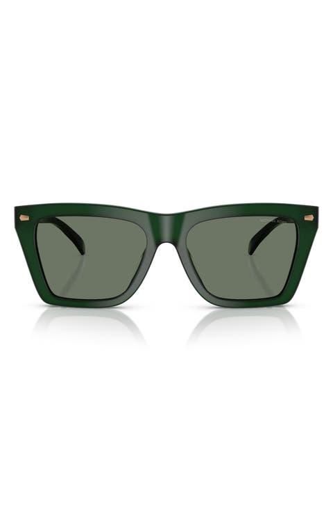 56mm Square Sunglasses