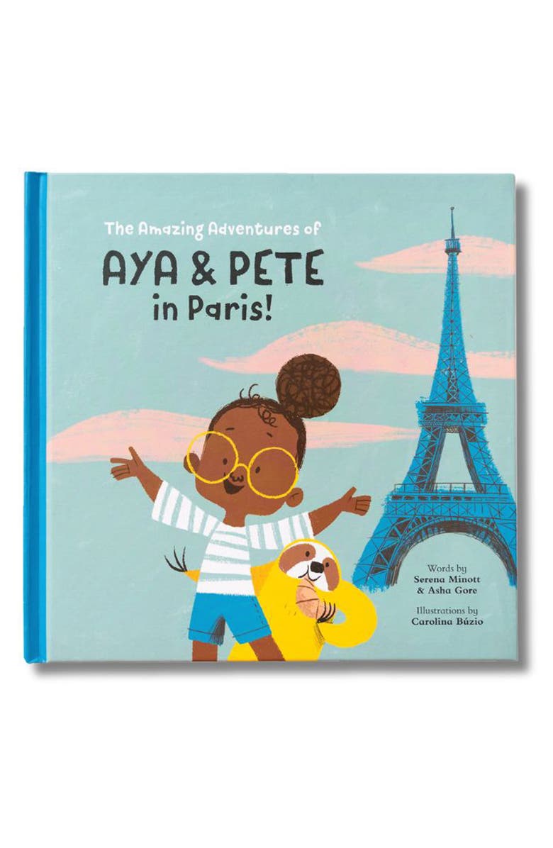 AYA AND PETE 'The Adventures of Aya & Pete in Paris!' Book & Plush Pete Set, Alternate, color,