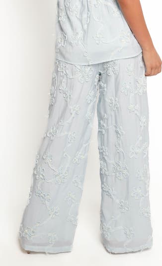 Robin Soutache Wide Leg Pants