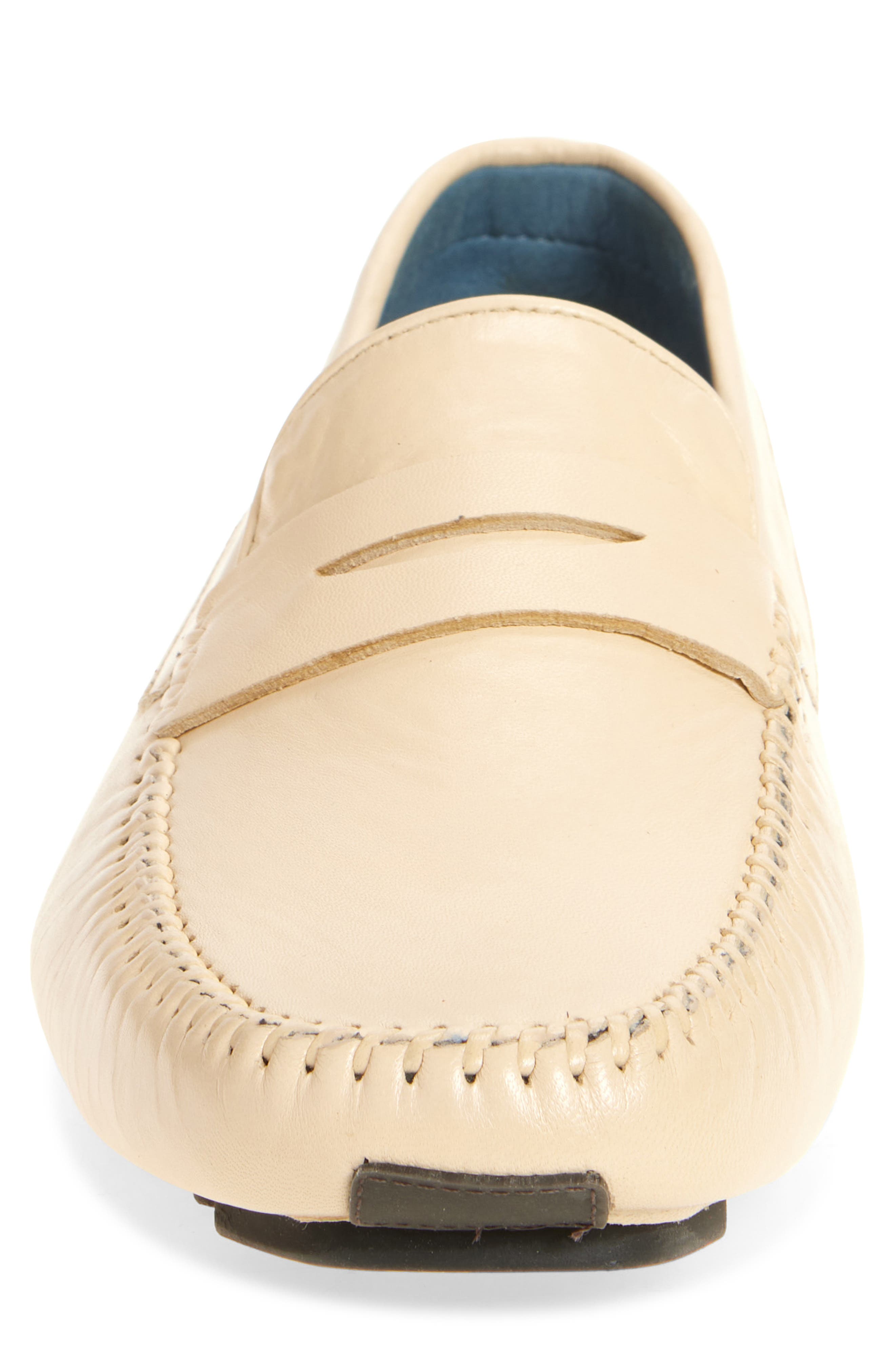 'Sven' Penny Loafer, Alternate, color, BONE