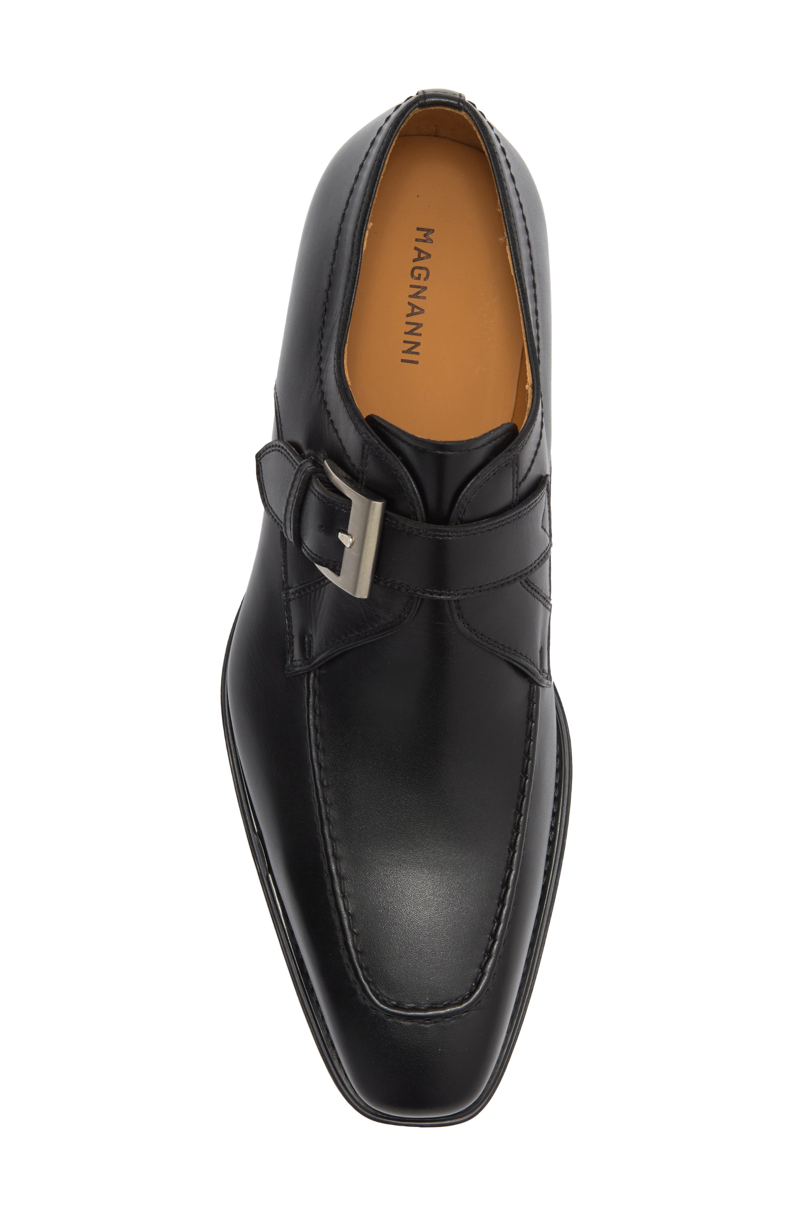 Magnanni Mauricios Monk Strap Loafer - Wide Width Available, Alternate, color, Black
