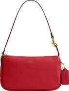 COACH Plaza Natural Grain Leather Shoulder Bag