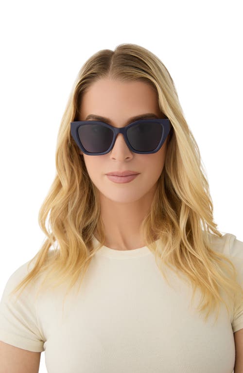 Diff Evie 54mm Cat Eye Sunglasses In Black