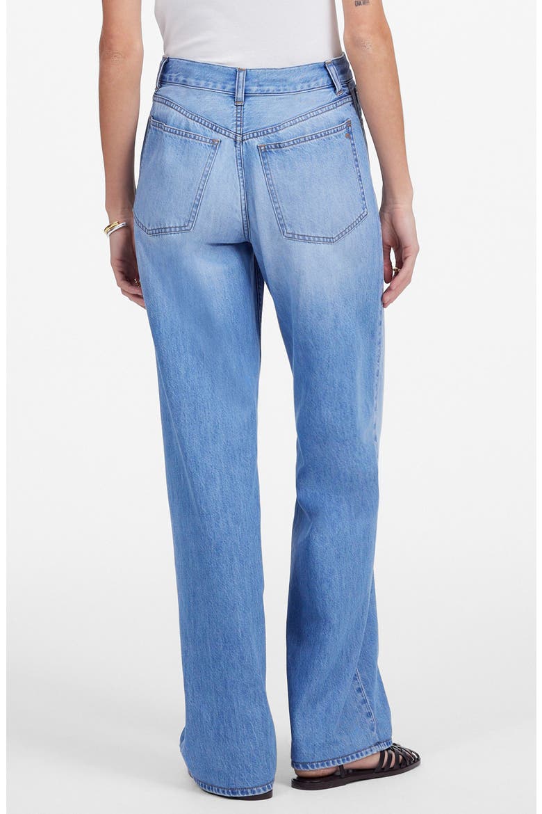 Airy Denim Drawstring Waist Low Slung Baggy Jeans, Alternate, color, HAMBLEY WASH