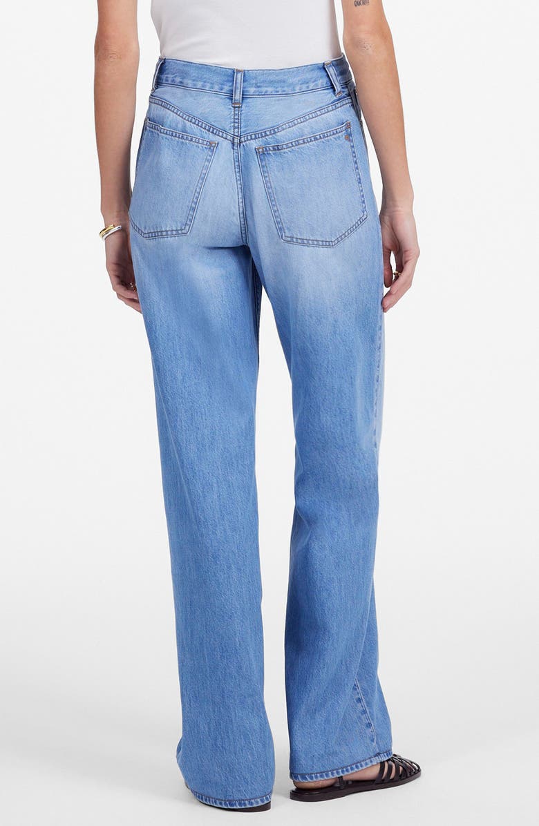 Madewell Airy Denim Drawstring Waist Low Slung Baggy Jeans, Alternate, color,