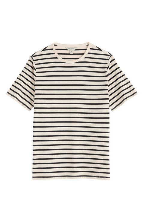 Seven Seas Sailor Striped Organic Cotton T-Shirt