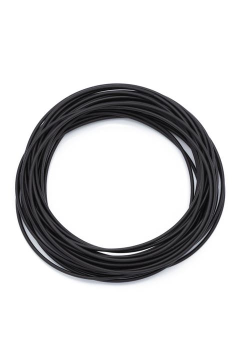 Dia Matte Black Bracelets