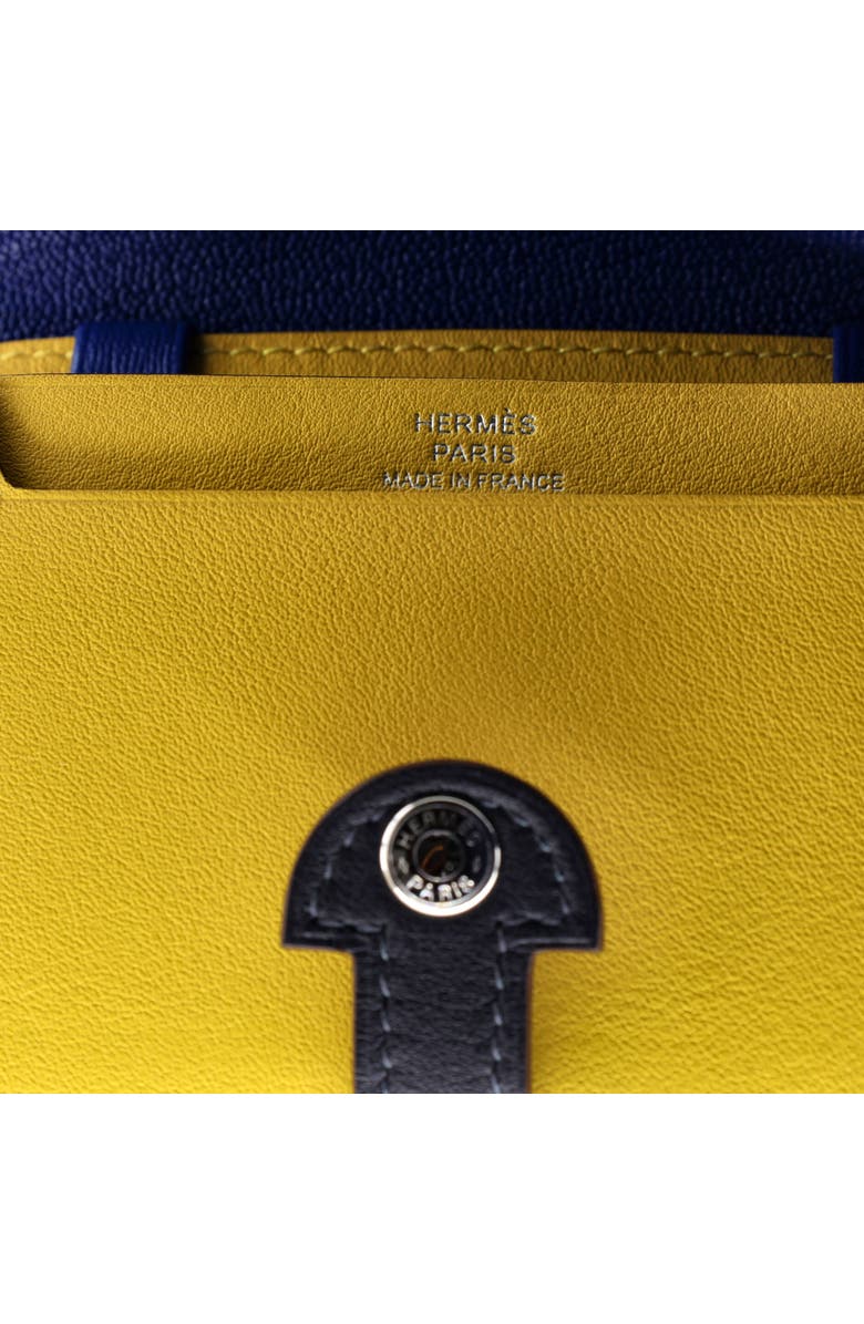 Pre-Owned Hermes Chien Card Holder with Strap Swift and Chevre Mysore, Alternate, color, Sun