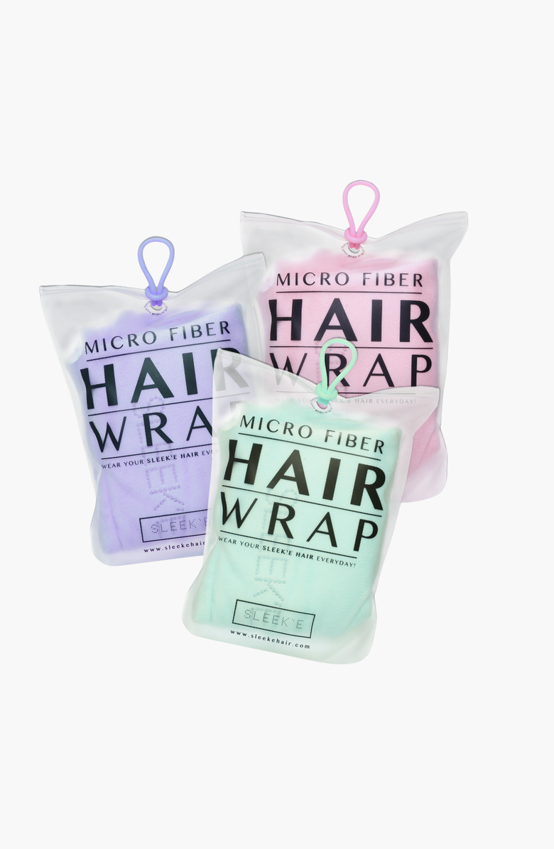 SLEEKE HAIR 3-for-2 Hair Wrap Bundle, Main, color, Lavender/Mint/Pink