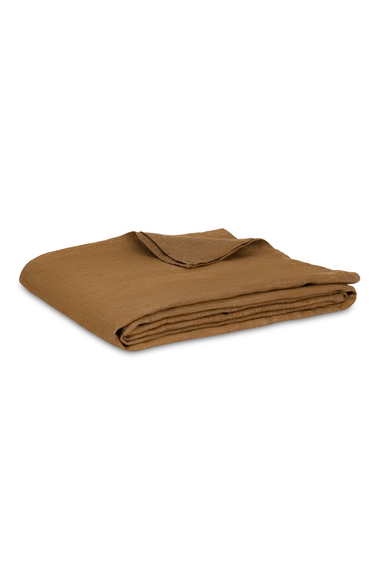 Lands Downunder Milo Linen Blanket, Main, color, Prairie